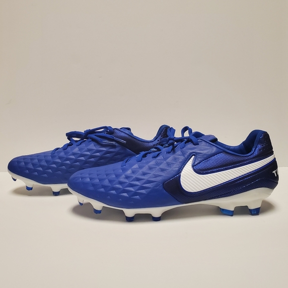 Nike Shoes Tiempo Legend 8 Pro Fg Soccer Cleats Blue Poshmark